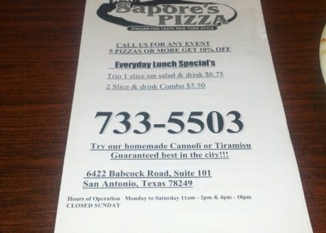 Sapore's Pizza