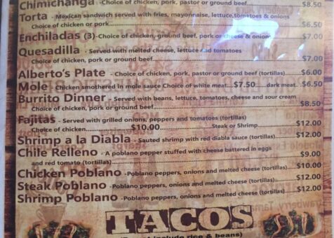 La Casa De Alberto Mexican Food