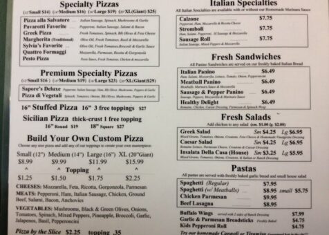 Sapore's Pizza